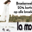 Nu 20% korting op alle broeken tijdens de broekenweken bij La Mode